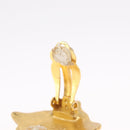 CHANEL Earring Metal Gold CC Auth ar14430-12