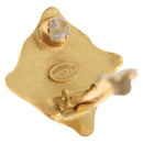 CHANEL Earring Metal Gold CC Auth ar14430-13