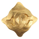 CHANEL Earring Metal Gold CC Auth ar14430-2