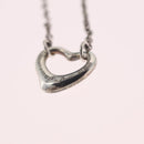 Tiffany & Co. Triple Open Heart Bracelet Ag925 Silver Auth ar14431M-19