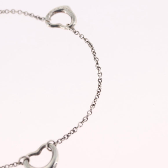 Tiffany & Co. Triple Open Heart Bracelet Ag925 Silver Auth ar14431M