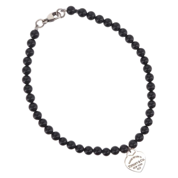 Tiffany & Co. Return To Bracelet Ag925 Black Auth ar14432V