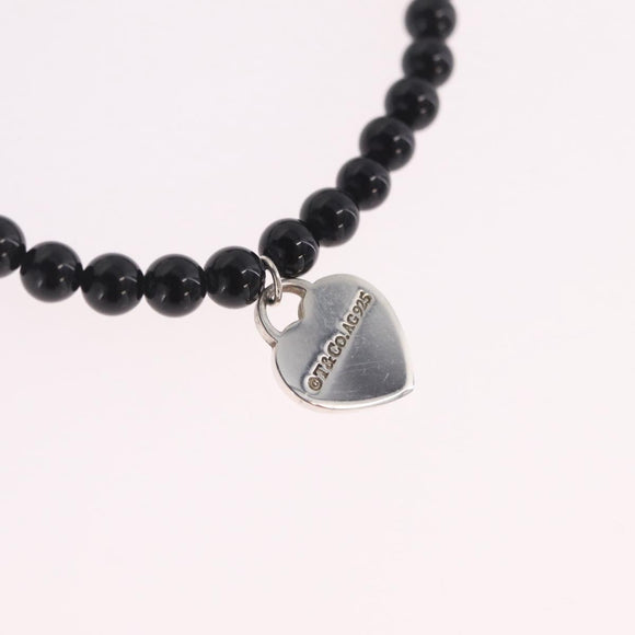 Tiffany & Co. Return To Bracelet Ag925 Black Auth ar14432V