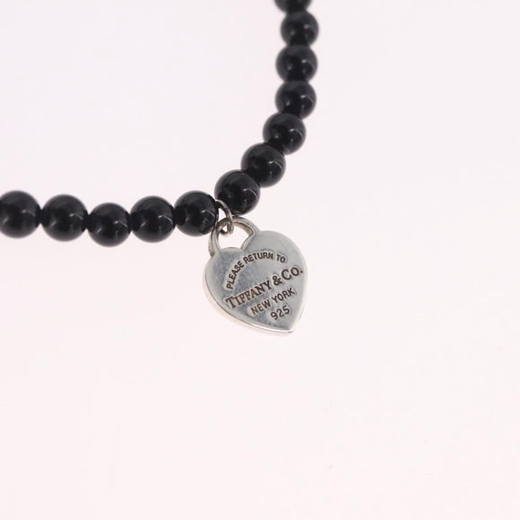 Tiffany & Co. Return To Bracelet Ag925 Black Auth ar14432V