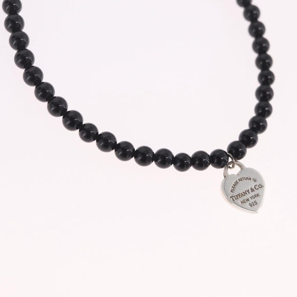 Tiffany & Co. Return To Bracelet Ag925 Black Auth ar14432V