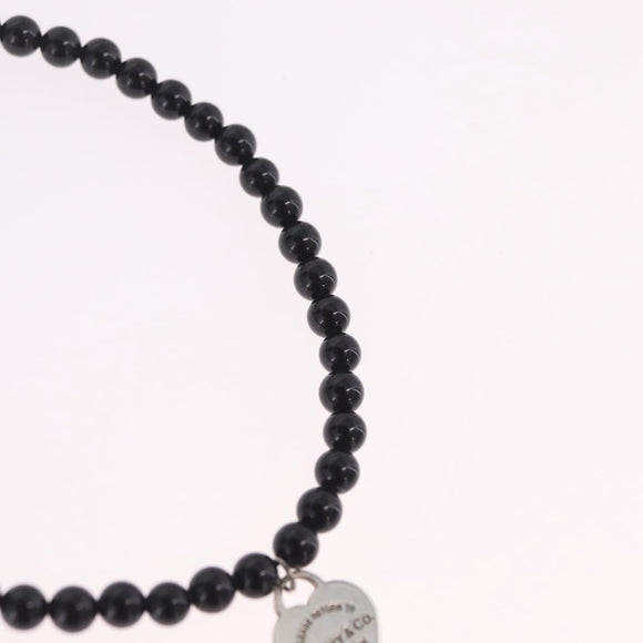 Tiffany & Co. Return To Bracelet Ag925 Black Auth ar14432V