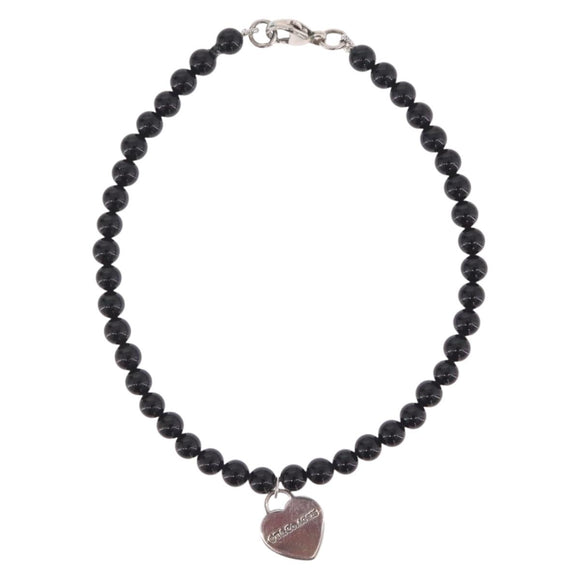 Tiffany & Co. Return To Bracelet Ag925 Black Auth ar14432V