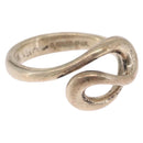 Tiffany & Co. Open Wave Ring Ag925 Silver #7(JP Size) Auth ar14433-1