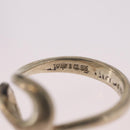 Tiffany & Co. Open Wave Ring Ag925 Silver #7(JP Size) Auth ar14433-6