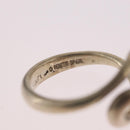 Tiffany & Co. Open Wave Ring Ag925 Silver #7(JP Size) Auth ar14433-8