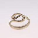 Tiffany & Co. Open Wave Ring Ag925 Silver #7(JP Size) Auth ar14433-9