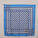 Saint Laurent Christian Dior LOUIS VUITTON Scarf Silk 3 Set Blue Auth ar14441-10