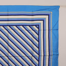 Saint Laurent Christian Dior LOUIS VUITTON Scarf Silk 3 Set Blue Auth ar14441-12