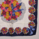 Saint Laurent Christian Dior LOUIS VUITTON Scarf Silk 3 Set Blue Auth ar14441-20