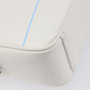 PRADA Mirage Camera Bag Shoulder Bag Leather White Gold Auth ar14450V-13