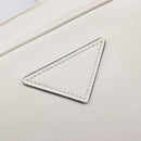 PRADA Mirage Camera Bag Shoulder Bag Leather White Gold Auth ar14450V-15