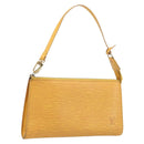 LOUIS VUITTON Epi Pochette Accessoires Pouch Yellow M52949 LV Auth ar14451-1