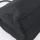 PRADA Hand Bag Nylon Black Silver Auth ar14452-13