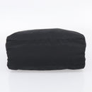PRADA Hand Bag Nylon Black Silver Auth ar14452-9