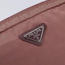 PRADA Pouch Nylon Pink Auth ar14453-12