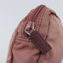 PRADA Pouch Nylon Pink Auth ar14453-13