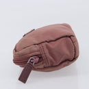 PRADA Pouch Nylon Pink Auth ar14453-5