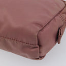 PRADA Pouch Nylon Pink Auth ar14453-8