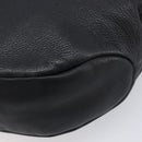 Salvatore Ferragamo Vala Shoulder Bag Leather Black Gold Auth ar14462A-10