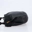 Salvatore Ferragamo Vala Shoulder Bag Leather Black Gold Auth ar14462A-5