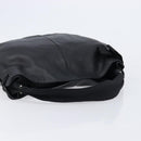 Salvatore Ferragamo Vala Shoulder Bag Leather Black Gold Auth ar14462A-7