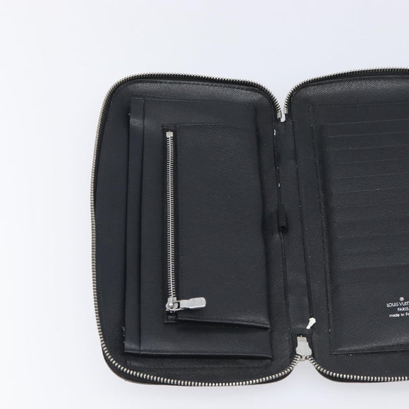LOUIS VUITTON Taiga Organizer Atoll Travel Case Ardoise M30652 LV Auth ar14463