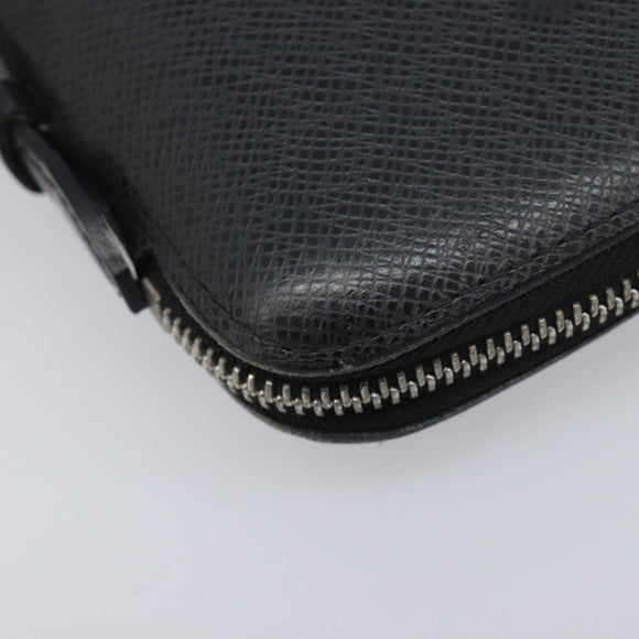 LOUIS VUITTON Taiga Organizer Atoll Travel Case Ardoise M30652 LV Auth ar14463