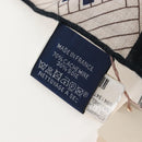 HERMES Stole Cashmere ”Colliers de Imprimeur” Beige Auth ar14469M-20