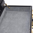 LOEWE Attache Case Briefcase Leather Black Gold Auth ar14470-20