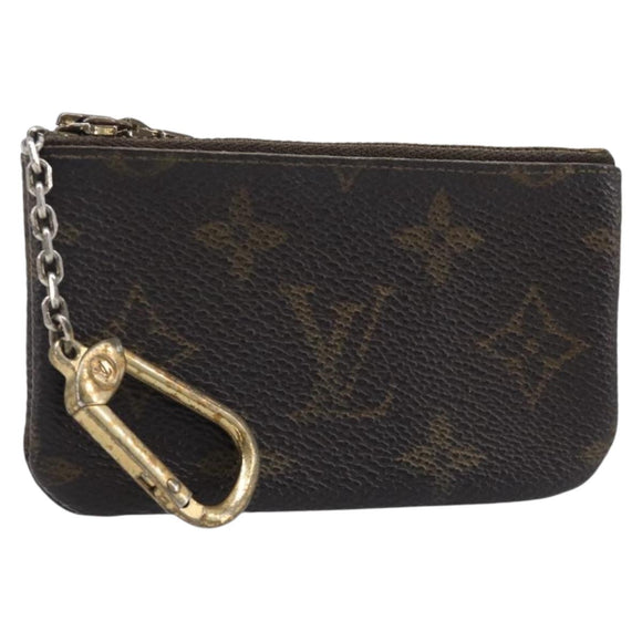 LOUIS VUITTON Monogram Pochette Cles Coin Purse M60033 LV Auth ar14471