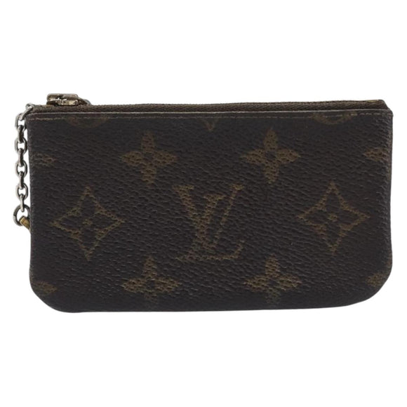 LOUIS VUITTON Monogram Pochette Cles Coin Purse M60033 LV Auth ar14471