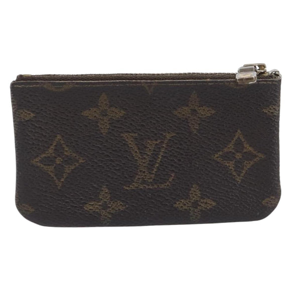LOUIS VUITTON Monogram Pochette Cles Coin Purse M60033 LV Auth ar14471