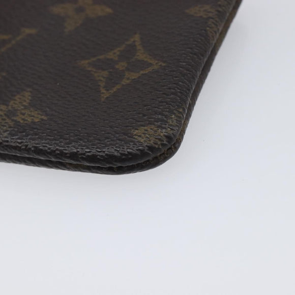 LOUIS VUITTON Monogram Pochette Cles Coin Purse M60033 LV Auth ar14471