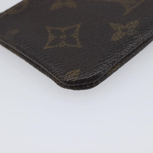 LOUIS VUITTON Monogram Pochette Cles Coin Purse M60033 LV Auth ar14471