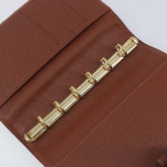 LOUIS VUITTON Monogram Agenda PM Day Planner Cover R20005 LV Auth ar14472