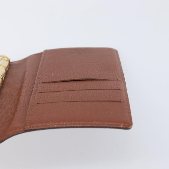 LOUIS VUITTON Monogram Agenda PM Day Planner Cover R20005 LV Auth ar14472