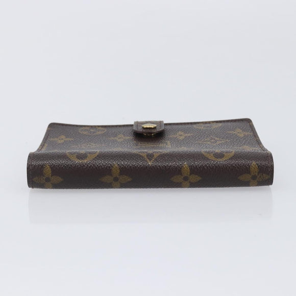 LOUIS VUITTON Monogram Agenda PM Day Planner Cover R20005 LV Auth ar14472