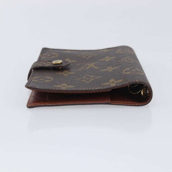 LOUIS VUITTON Monogram Agenda PM Day Planner Cover R20005 LV Auth ar14472