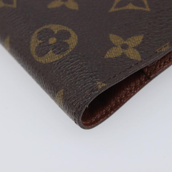 LOUIS VUITTON Monogram Agenda PM Day Planner Cover R20005 LV Auth ar14472