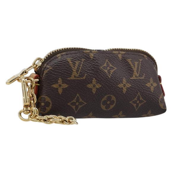 LOUIS VUITTON Monogram Cosmetic Lipstick Pouch M25694 LV Auth ar14473M