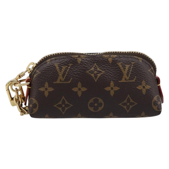 LOUIS VUITTON Monogram Cosmetic Lipstick Pouch M25694 LV Auth ar14473M