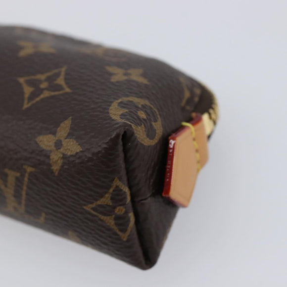 LOUIS VUITTON Monogram Cosmetic Lipstick Pouch M25694 LV Auth ar14473M