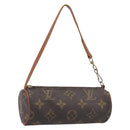 LOUIS VUITTON Monogram Papillon Pouch LV Auth ar14474-1