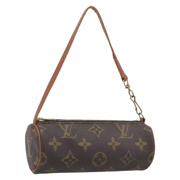 LOUIS VUITTON Monogram Papillon Pouch LV Auth ar14474