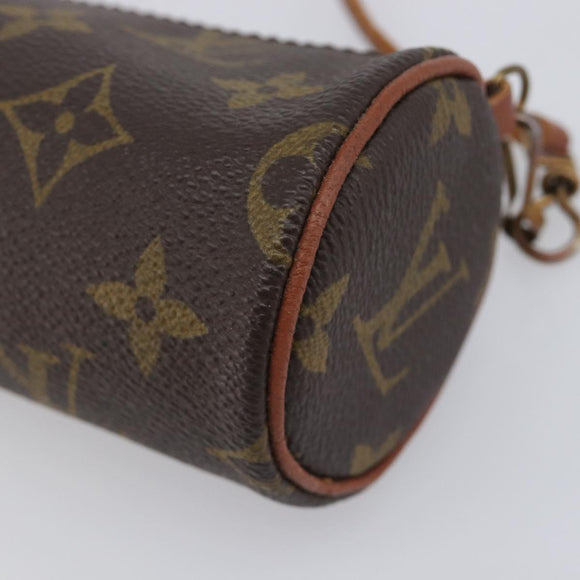 LOUIS VUITTON Monogram Papillon Pouch LV Auth ar14474